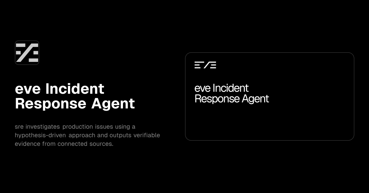eve Incident Response Agent template preview