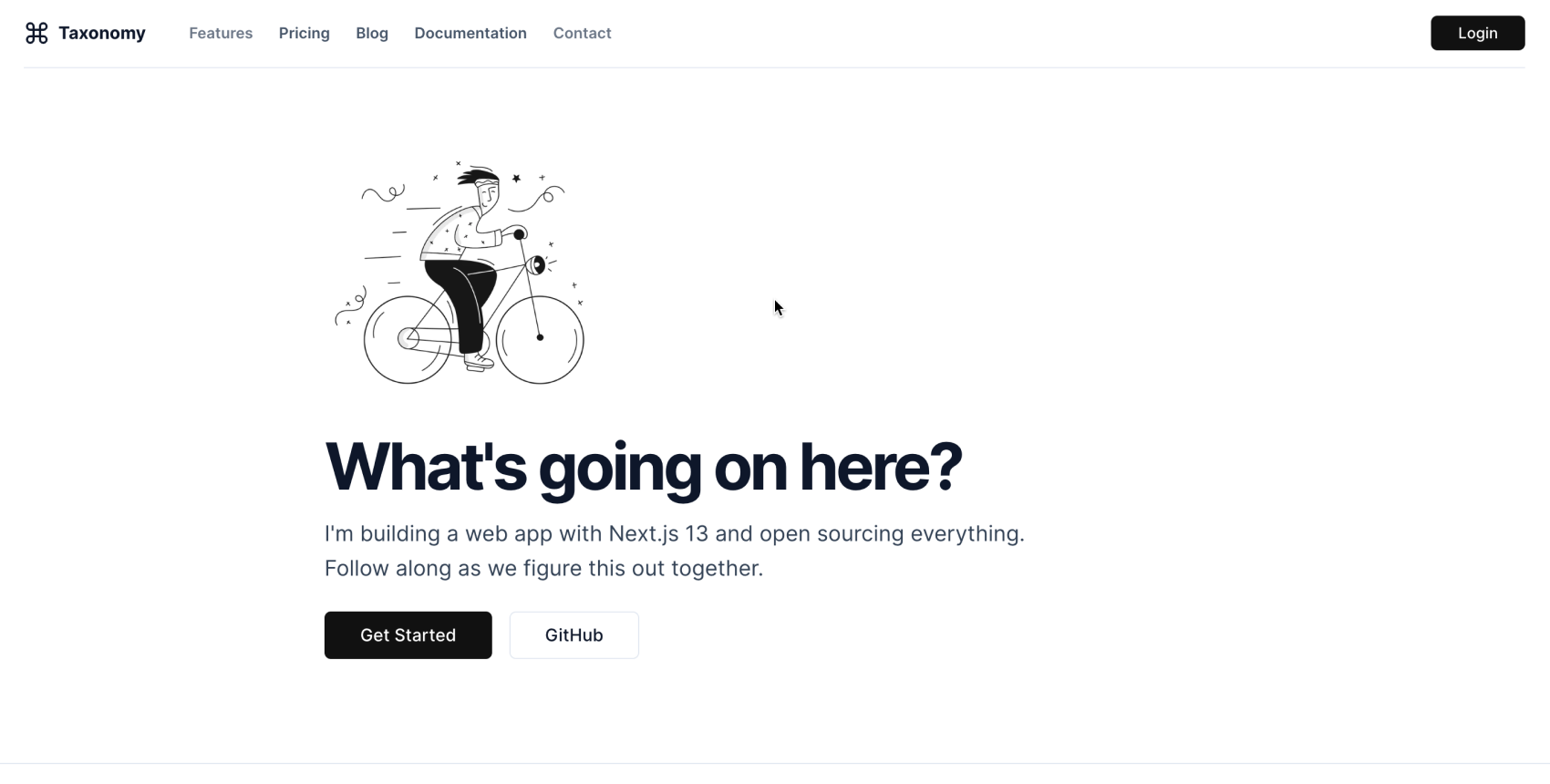 Taxonomy – Next.js Boilerplate and Template template preview